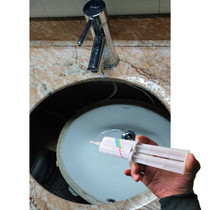 Washbasin fixed special adhesive ceramic washbasin in the lower part of the basin degummed fall to glue and install the cloud stone glue pottery magnetic basin