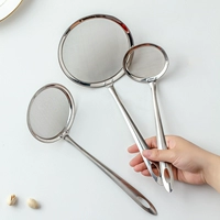 Фильтр из нержавеющей стали Super Fine Network Экран Снятие масляной ложки ложки Soymilk Filter Spoon Kitchen House забор