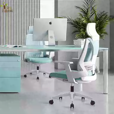 Senior office seat ergonomic computer chair five-wheel rotating net chair backrest boss chair with armrest Conference chair