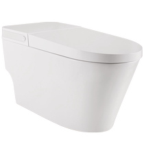 Wrigley small apartment household silent small apartment low water pressure super strong pulse off-seat flushing light smart toilet 1165