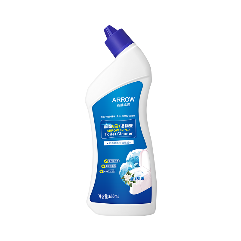 【新品】箭牌6合1洁厕灵液马桶去黄厕所清洁剂强力去异味留香清香