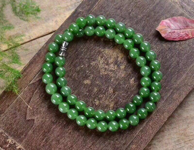 Natural and Tibetan jade necklace cost-effective spinach green almost black shipping fashion women fashion gifts