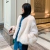 Zhien Fu Phản hồi nặng Nhập khẩu lông thú lông cừu một lông nữ lông mới - Faux Fur