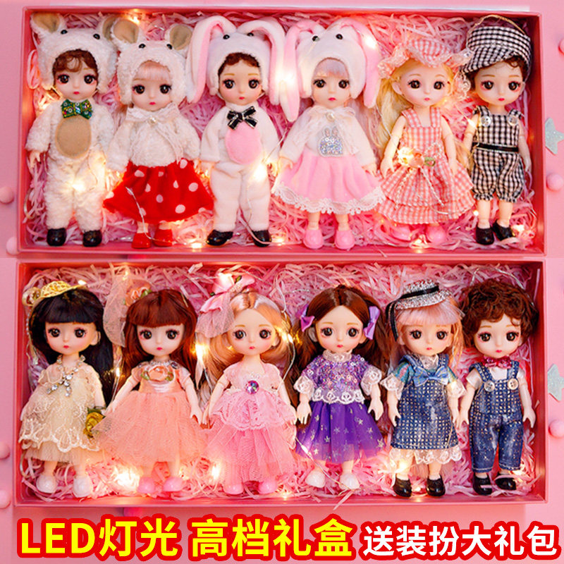 Paparazzi Barbie Doll Suite Big Gift Box Emulation Delicate Little Girl Princess Children Toy Birthday Present