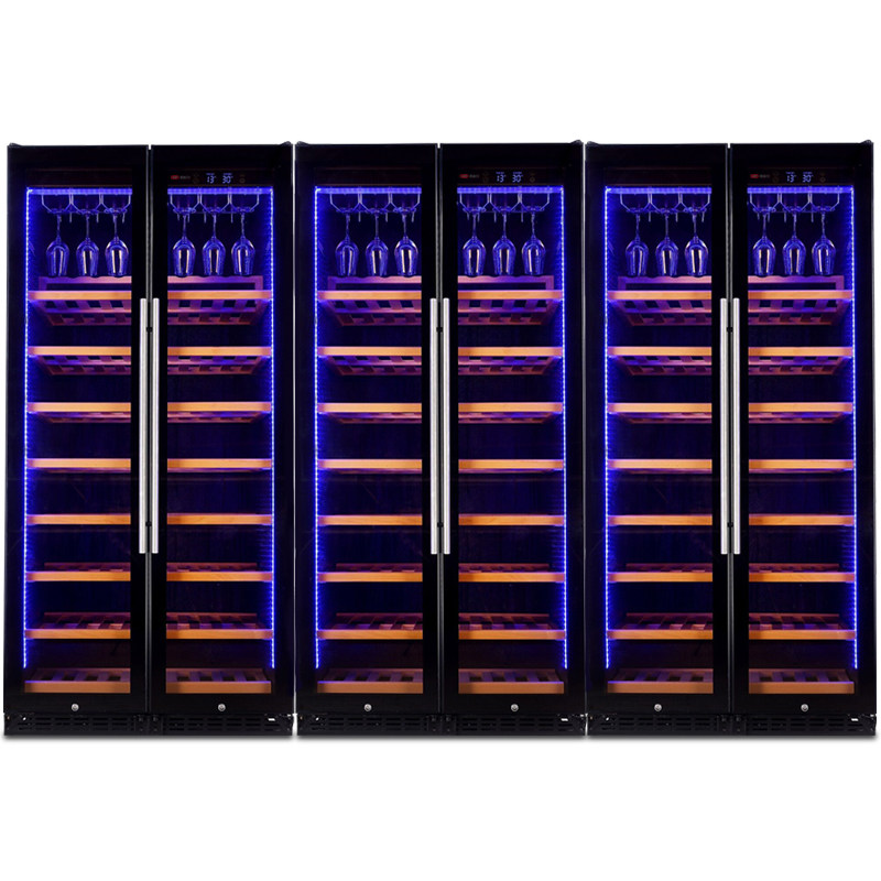 AKE Okor 368 constant temperature wine cabinet Compressor wine cabinet Refrigerator ice bar tea cabinet combination three