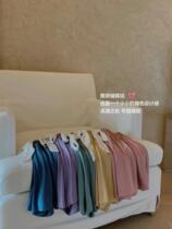 Du Xiaozhai Net Red Contrast Color Modal Short Sleeve Pants Loose Girls Pajamas Home Clothes Set Leisure