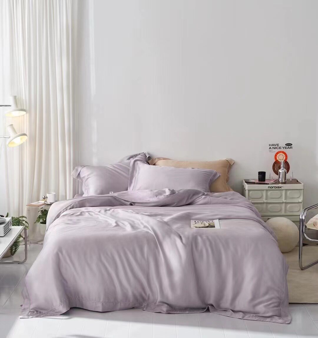 Xiaobai Yanxuan Yatianzi Home Textiles 100s Lenzing Tencel Pure Color Four-piece Craftsmanship New Fan Welfare