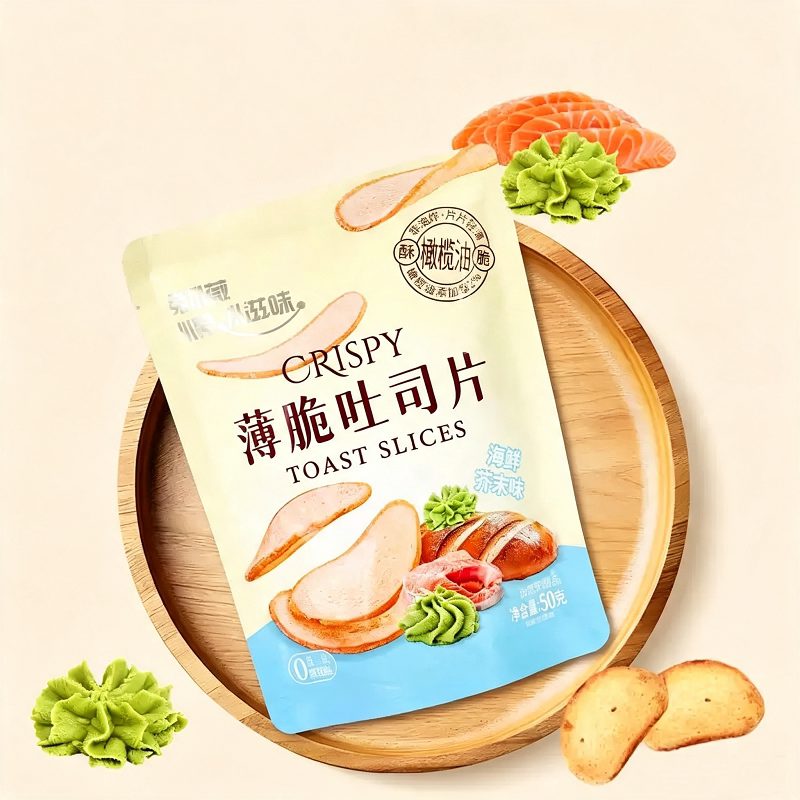 【吐司片】薄脆袋装酥脆可口0反式脂肪酸甄选原料休闲零食