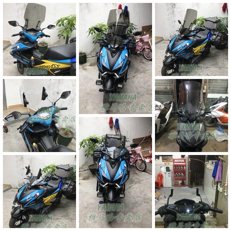 Mountain leaf NVX155 AEROX155 retrofitted windshield windshield windshield direct mounting spot