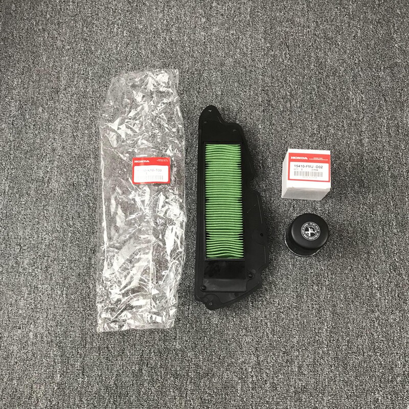 Apply the new Fosha FORZA350 NSS350 air filter core air filter cartridge original air filter clear Goil filter core