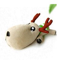 A Deer Green Charcoal Bamboo Charcoal Bamboo Charcoal Doll Plush Doll Plush Toy Bag A Safe Little Deer