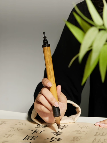 Ручка Pure Purple Hao с интервалом для курицы, высококачественная маленькая обычная кисть для письма, древний чеснок профессионального уровня, фиолетовая ручка Hao для курицы с обычным скриптом, специальная практика Чжао Мэнфу для копирования Священных Писаний, практика создания каллиграфа, вручение подарков, небольшая подарочная коробка с обычной ручкой для письма с кроличьими волосами