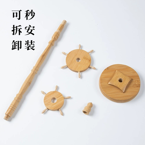 Подвесная стойчная щетка держала ручка, висящая ручка, висящая круглая диска, висящая щетка, стойка, сплошная деревянная ручка, висящая круглая стойка, маленькая подвесная ручка, новая китайская профессиональная каллиграфия.