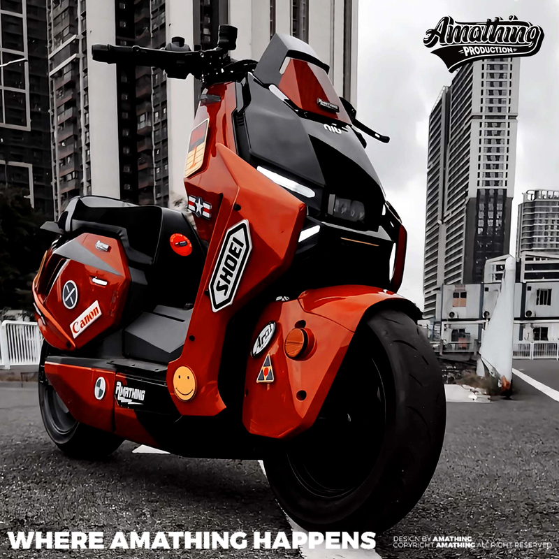 Akira Classic Series Electric Vehicle, Electric Motorcycle, Universal Body Stickers, Decorative Car Stickers, Body Decoration Stickers