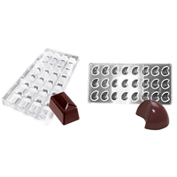 2 Pcs Diy Pastry Tools Polycarbonate Chocolate Molds: 1 Pcs