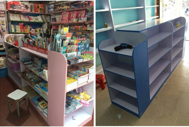 Kay Dele mẹ và bé cửa hàng container trong đảo tủ thú cưng kệ kệ sữa hiển thị tủ tủ đồ chơi trẻ em