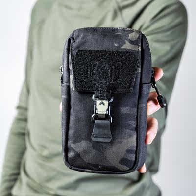 Lewhisper Urban Exploration Series zipper phone bag, EDC accessory storage bag, clutch bag can be carried diagonally over one shoulder