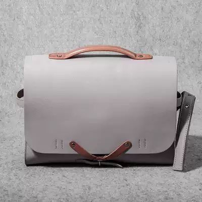 Lewhisper designer series minimalist version 13 inch commuter briefcase limited color temperament gray men and women