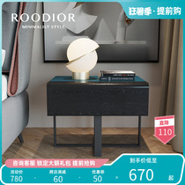 Julian Demeaning Style Minimalist Bed Head Cabinet Minimalist Style Creative Collage Bedroom Metal Bedside Cabinet Ins Nets Red