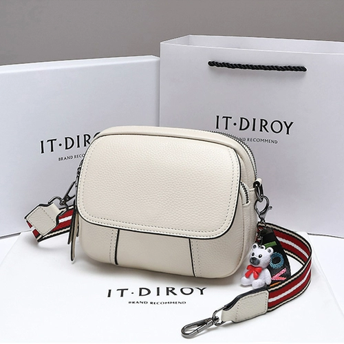 Модная универсальная сумка через плечо, портативная сумка на одно плечо, небольшая сумка, городской стиль, из натуральной кожи