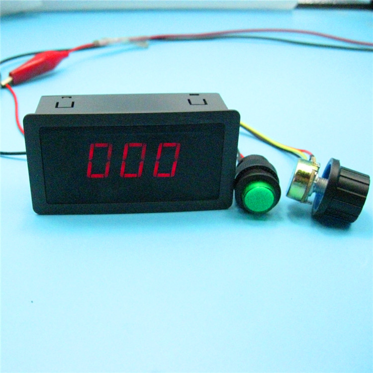 CCM5D digital display PWM DC motor speed regulator 6V12V24V Promise throttle switch controller shows shell-Taobao