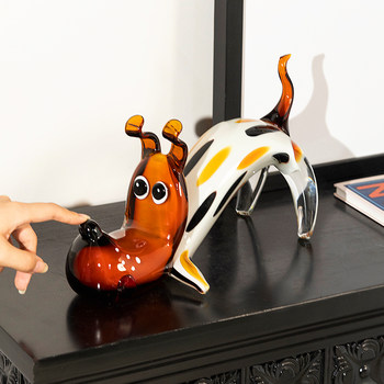Baifan baifan art glass dog ornament decoration