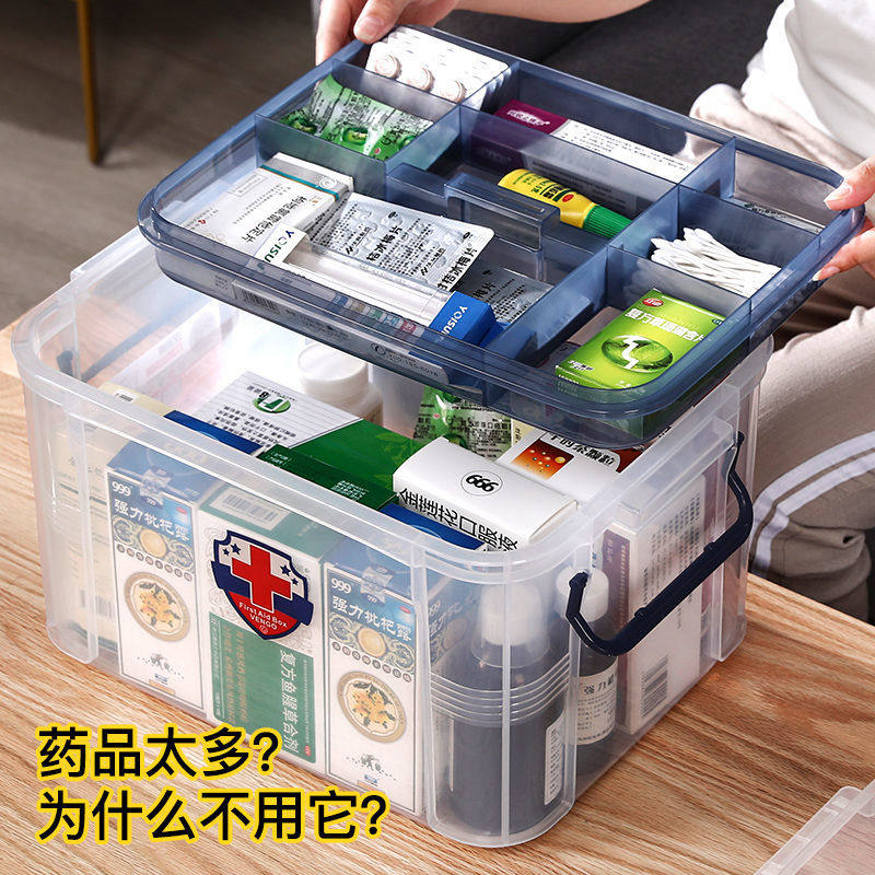 ABS急救箱：家庭与车载必备，多功能医疗急救盒，守护全家健康！-应急包-淘宝百科网
