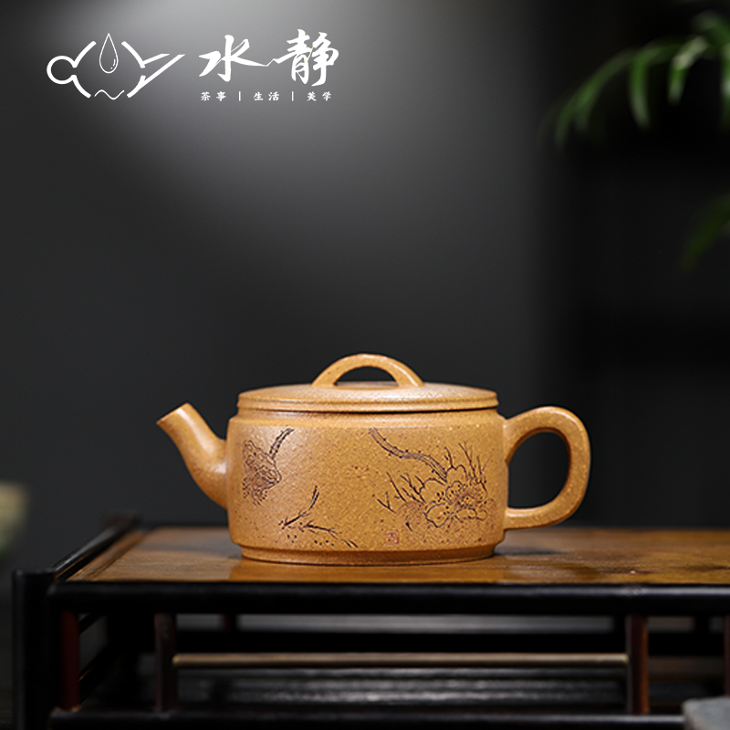 (Quiet Purple Sand) Yixing Purple Sand Pot | Duan mud (such as dream order) Hanwa 155cc tea tea tea set-Taobao