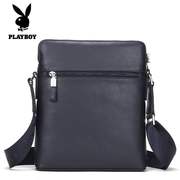 Vai chính thức khái quát Casual Playboy nam Túi nam Bag dốc túi Đúng da bò thanh niên Ba lô