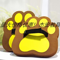 Sensation training with EVA big feet hand eyes Association bear paw bear paw game shoes balance shoes Children Outdoor team Association