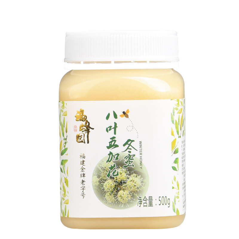 Fu Bee Garden Eight Leaves Five Plus Flower Winter Honey 500g Crystalline Honey Honey Farmer Produces Pure Natural Wild GooseFoot Chai