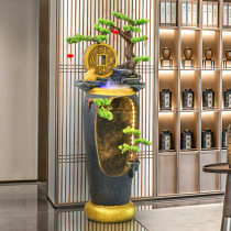 Fake Mountain Flowing Water Fountain Pendulum circulates water Guest hall Balcony Xuanguan Landing Vases Fabrication office Tricks Waterscape