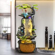 Chinese Style Zen landscape water flowing water raw property Fake Mountain Fountain Landscape fish tank Balcony Living Room Courtyard Garden decoration