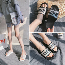 Slippers female outwear 100 hitch 2020 New pop ins Chains Chaonets Red Indoor comfort Superfire Summer sandals