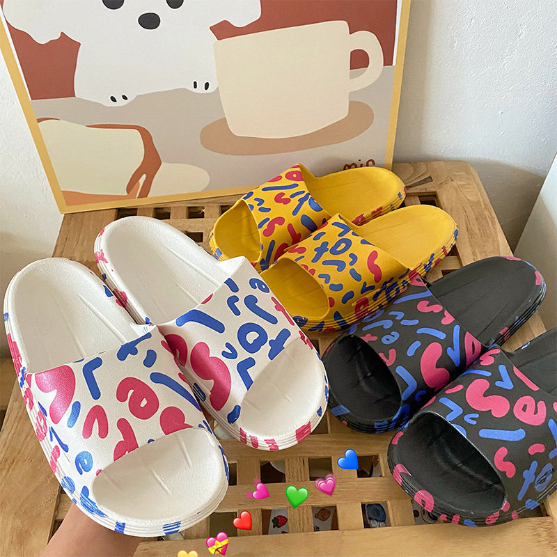 Slippers and women wear shit-indoor home Superior bathroom mute anti-slippers anti-smell slippers