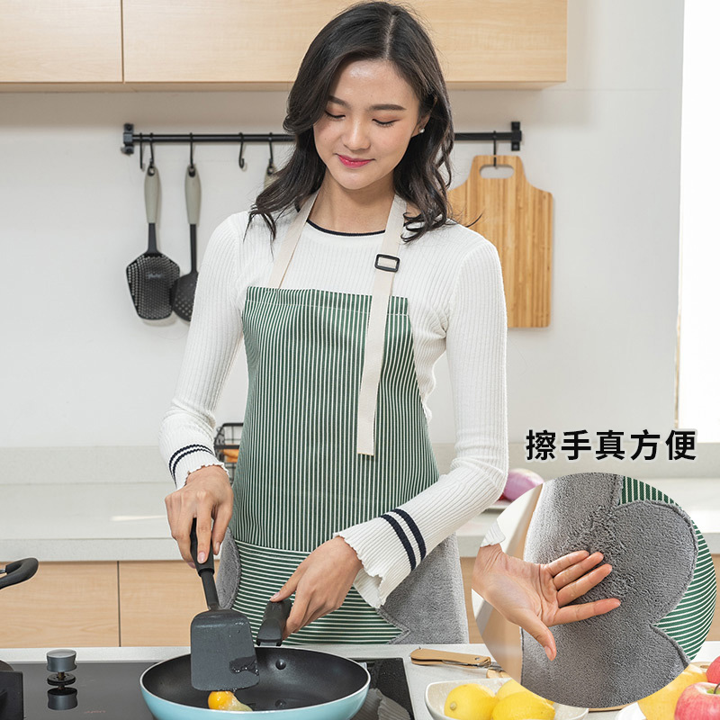 Home adjustable Oxford cloth Erasable Artisan Apron Kitchen waterproof and greaseproof hood sleeveless vest grown-up waistcoat