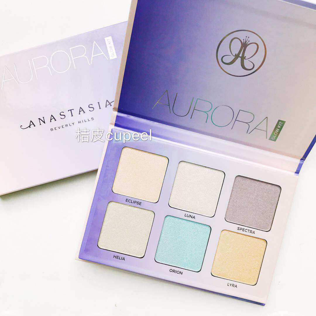 Linching clear goods ~ Anastasia Beverly Hills Extreme Aurora Color Aurora Six Color High Light Repair disc