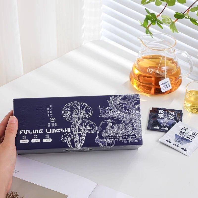 Yisheng Ai Eru Water Ganoderma Poria Lotus Leaf Tea Galaxy Clear Slimming Silver Lotus Tea Official Flagship Store
