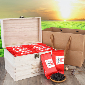 武夷大红袍茶高端送礼木盒装红茶茶叶