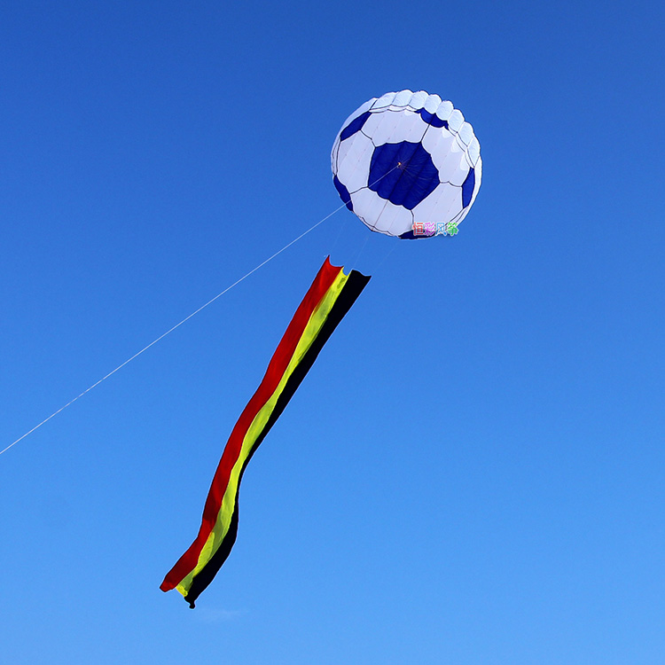 Large Adult Red Yang Software Foot Fan Kite Spectacular Good Unwinding Wheel