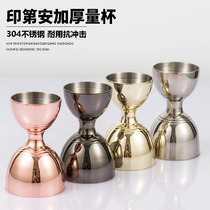 Stainless steel Indian type Wine Bottles of Oz Cup Quantity cup Anse Cup Jigger Calorie Goblet 30 60ml