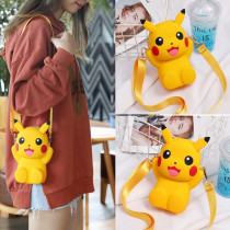 Pikachu doll children ugly cute cute small bag 2021 popular cartoon crossbody shoulder Net red funny tide