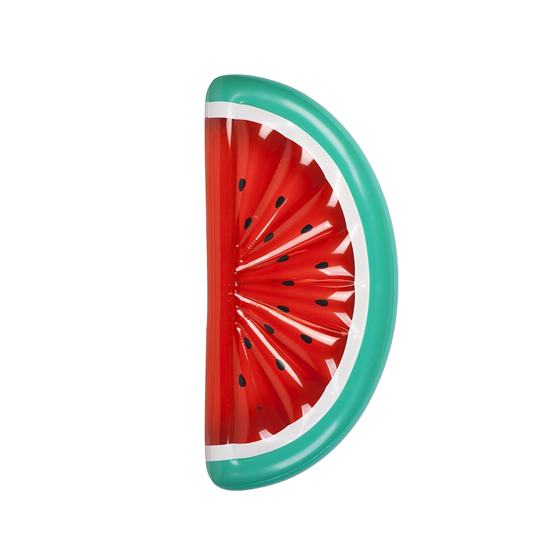 ins Watermelon swimming ring Inflatable floating row swimming equipment Female chic adult children's water floating bed floating swimming ring