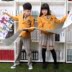 đồng phục học sinh FOYA cho sinh viên Cao đẳng gió nhỏ màu vàng phù hợp với cổ điển váy áo hoặc quần 3 mảnh phù hợp. 