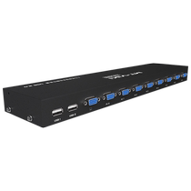 Maxtor KVM switch 8-port high-definition rack-mounted USB multi-computer video display mouse keyboard video recorder screen cutter vga switch 8 in 1 out MT-801UK-L