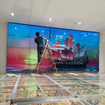 46 55 65 inch LCD splicing screen Classroom conference hall large screen live bar background wall monitoring display