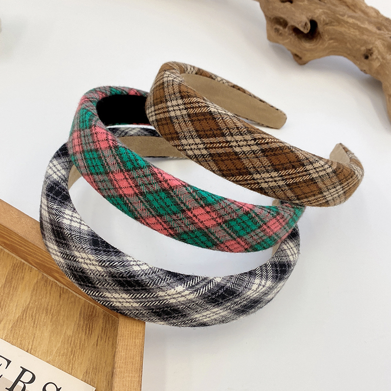 images 35:Milk-colored sponge high-cranial top hair hoop female wash face hoop retro French high-fashioned hair bundle hairpin chuckle headdress autumn winter