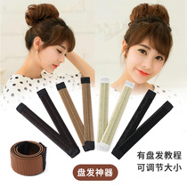 South Korea meatball head curler 2019 new flower bud lazy weaving artifact fluffy simple hair hair device female