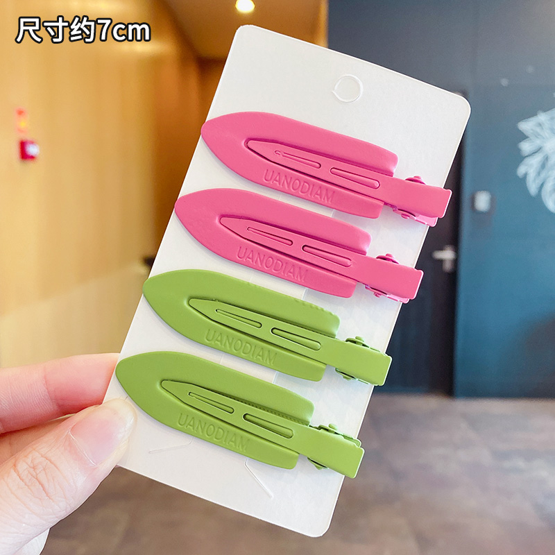 images 22:Color-free hair clip side summer candy bang bang bucket duck mouth pintoon hairpin