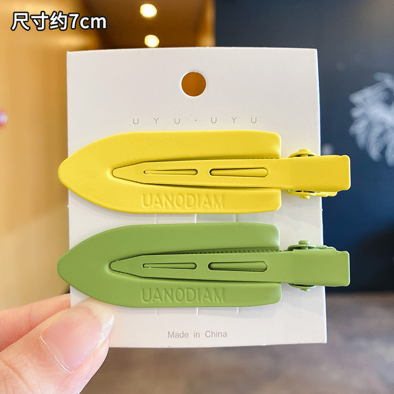 images 17:Color-free hair clip side summer candy bang bang bucket duck mouth pintoon hairpin